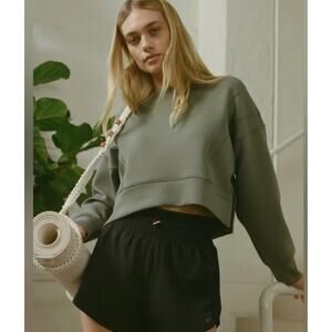 Abercrombie & Fitch YPB neoKNIT Mini Crew grey/green size S